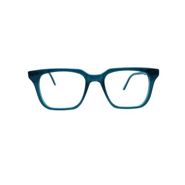 Dark Green Geometric Full Rim Acetate Unisex Eye Frame - Image 4