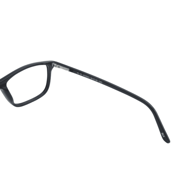 Spectiize Eyeglasses Black Rectangle Full Rim Acetate Men's Eye Frame