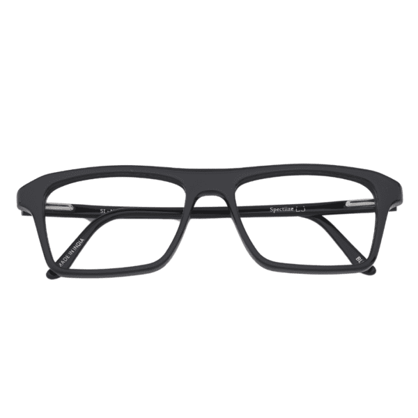 Black Square Full Rim Acetate Men Eye Frame