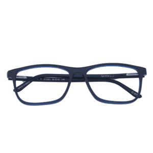 Spectiize Optical Dark Blue Rectangle Full Rim Acetate Men's Eye Frame