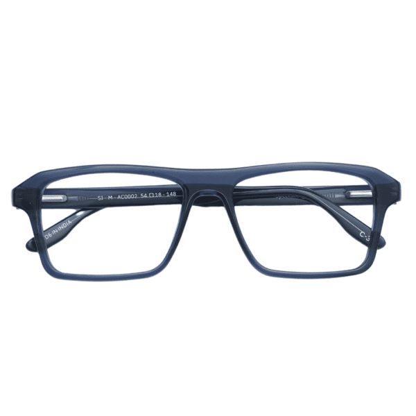 Dark Blue Square Full Rim Acetate Men Eye Frame