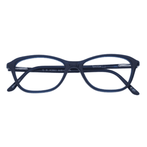 Spectiize Optical Dark Blue Cat Eye Rectangle Full Rim Acetate Women's Eye Frame