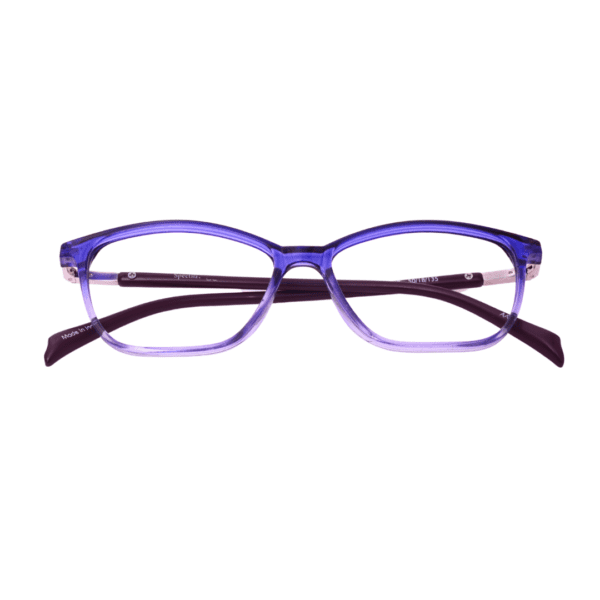 Light Purple Cat Eye Square Full Rim TR90 Women Eye Frame - Image 5