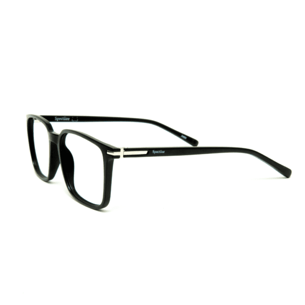 Spectiize Black Rectangle Full Rim TR90 Men's Eyeglasses Frame