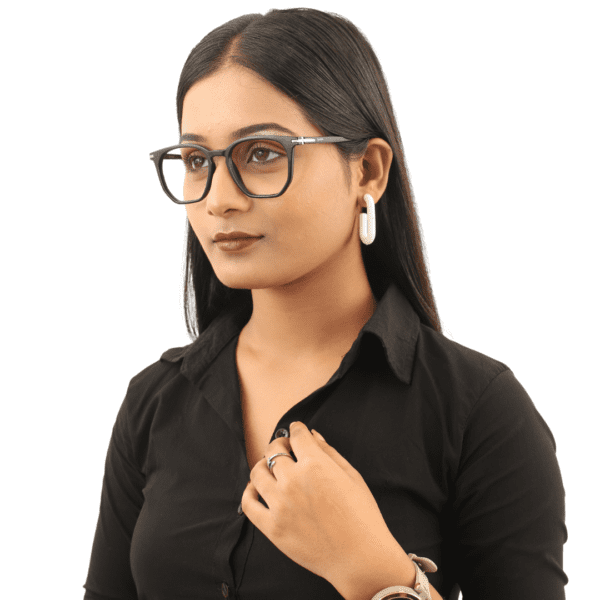 Spectiize Black Hexagonal TR90 Women's Optical Frame