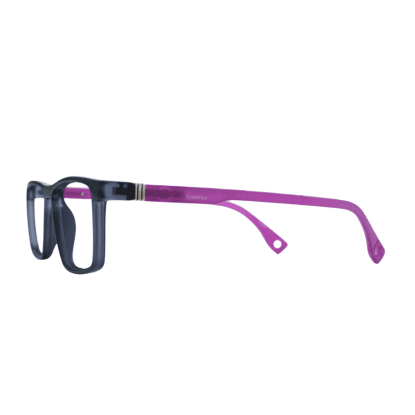 Spectiize Black Purple Square Full Rim TR90 Kids Spectacles