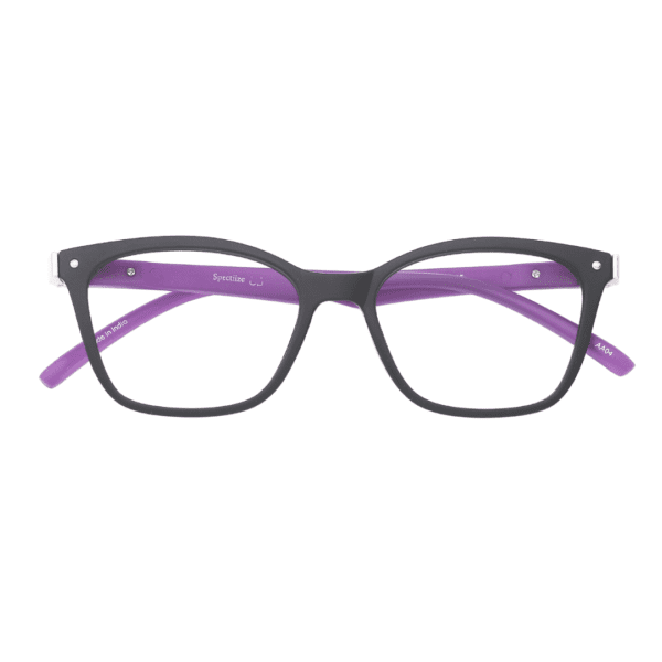 Black Purple Cat Eye Rectangle Full Rim TR90 Women Eye Frame