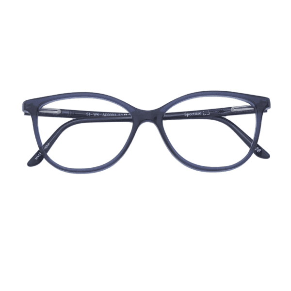 Dark Blue Cat Eye Round Full Rim Acetate Women and Kids Eye Frame - Image 2