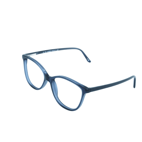 Dark Blue Cat Eye Round Full Rim Acetate Women and Kids Eye Frame - Image 4