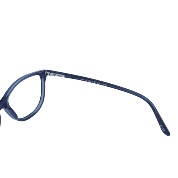 Dark Blue Cat Eye Round Full Rim Acetate Women and Kids Eye Frame - Image 3