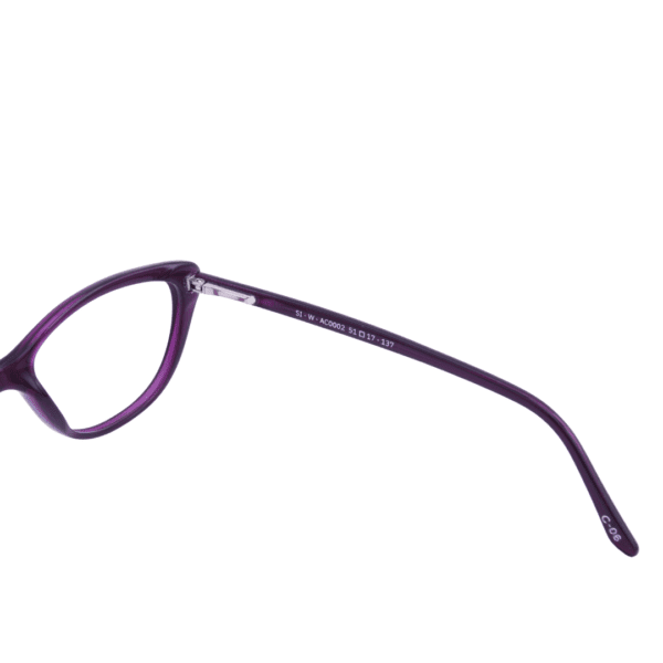 Eyewear Dark Purple Cat Eye Full Rim Acetate Women's Eye Frame