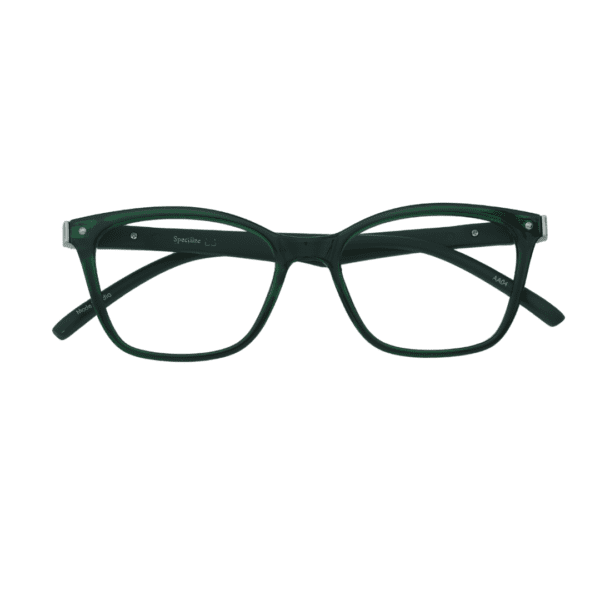 Green Cat Eye Rectangle Full Rim TR90 Women Eye Frame - Image 2