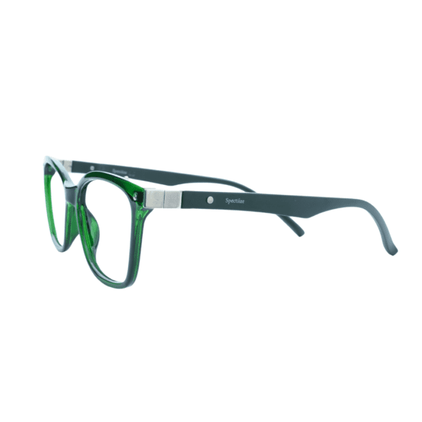 Green Cat Eye Rectangle Full Rim TR90 Women Eye Frame - Image 4