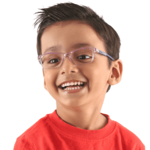 Spectiize Light Purple Rectangle Full Rim TR90 Kids Eye Frame Eyewear