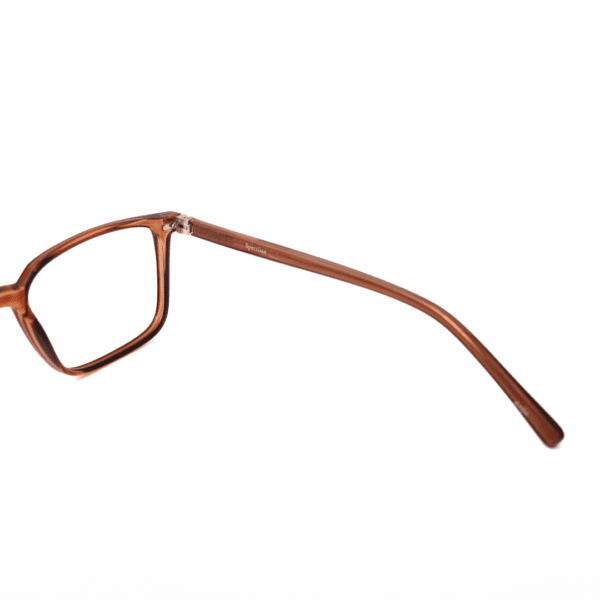 Spectiize Brown Rectangle Full Rim TR90 Men's Eyewear Frame