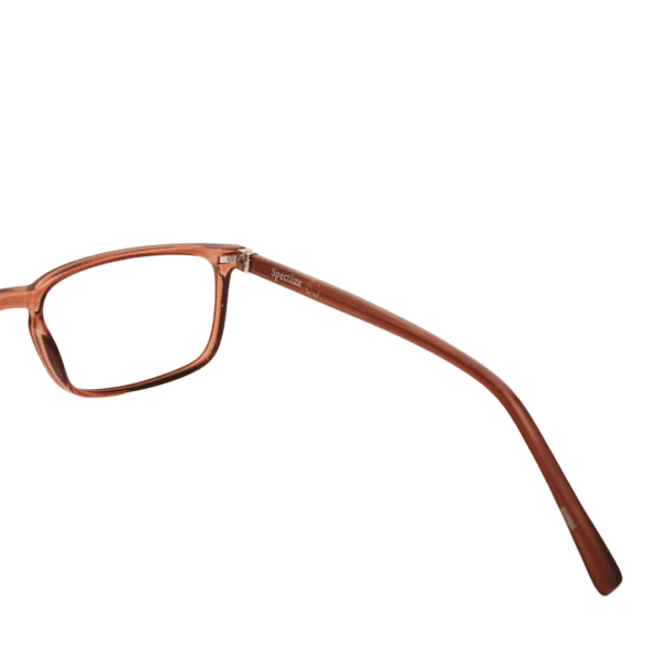 Spectiize Brown Rectangle Full Rim TR90 Men’s Eye Frame Eyewear