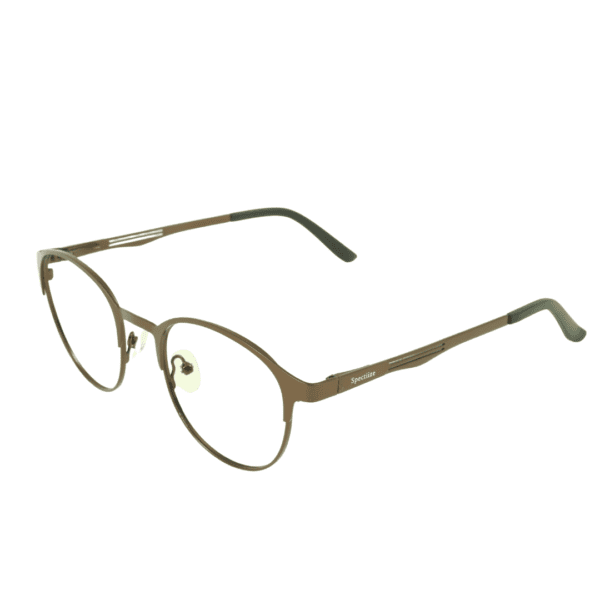 Brown Clubmaster Full Rim Metal Unisex Eye Frame