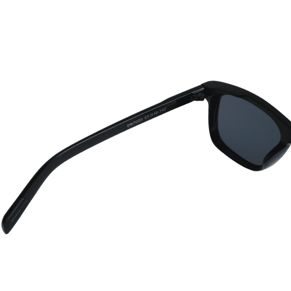 Black Wayfarer Full Rim TR90 Unisex Sunglasses - Image 2