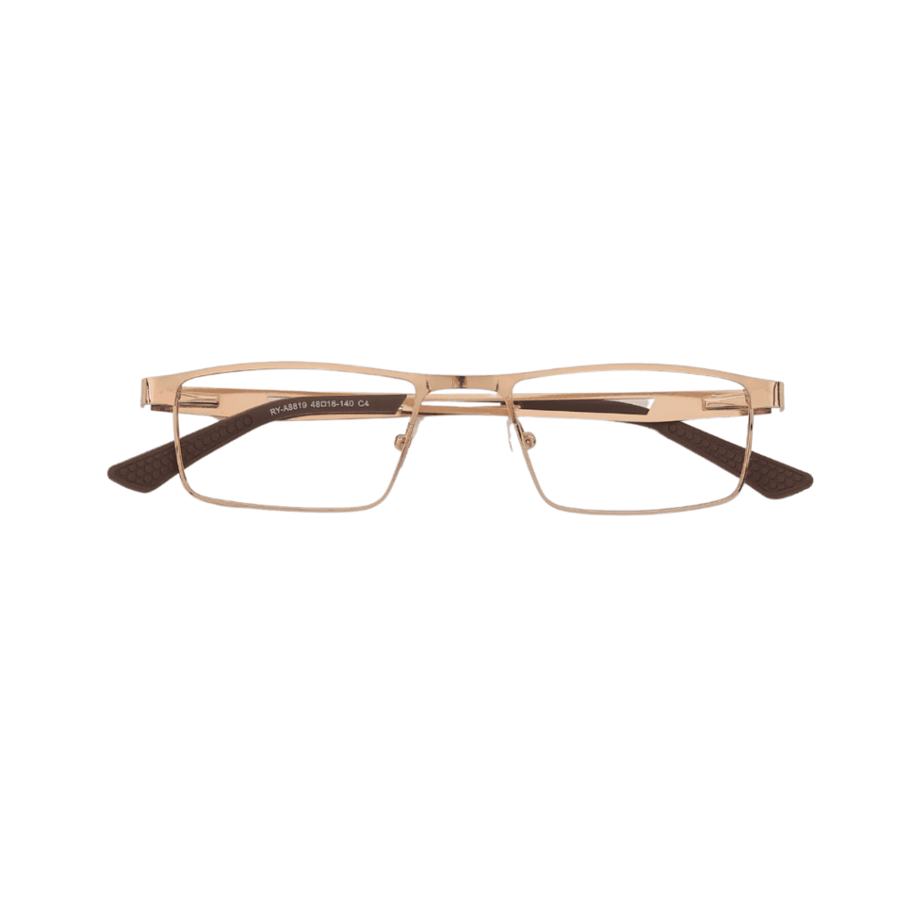 Full Rim Metal Spectiize Golden Rectangle Full Rim Metal Unisex Eye Frame