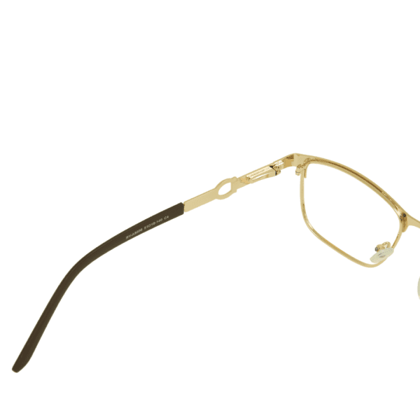 Golden Square Full Rim Metal Unisex Eye Frame - Image 2