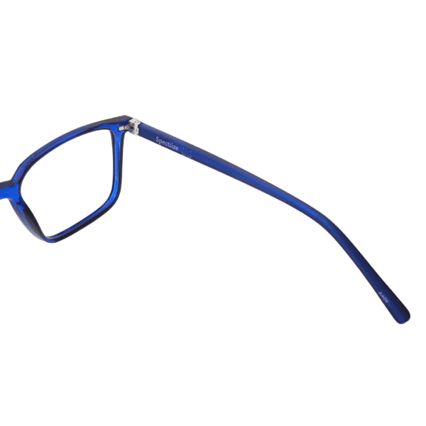 Spectiize Blue Rectangle Full Rim Tr90 Men's Eyeglasses Frame