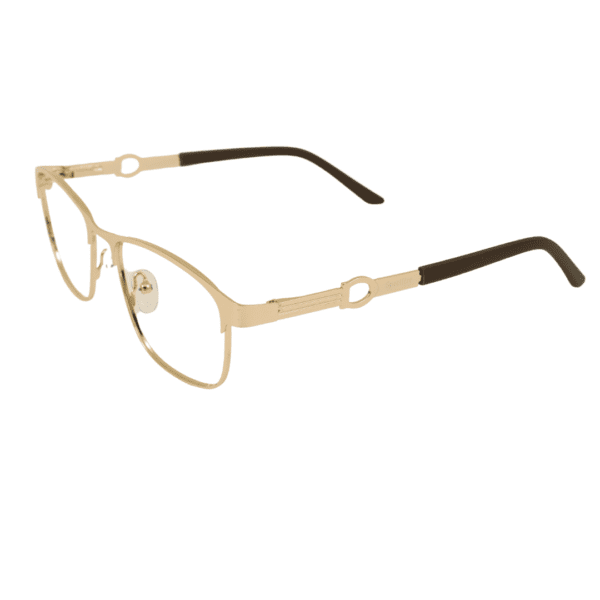 Golden Square Full Rim Metal Unisex Eye Frame - Image 3