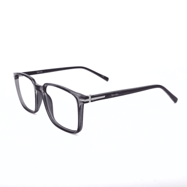 Spectiize Grey Rectangle Full Rim TR90 Men's Eyewear