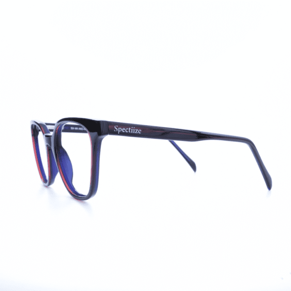 Spectiize Eyeglasses Maroon Blue Cat Eye Square Full Rim Acetate Women's Eye Frame