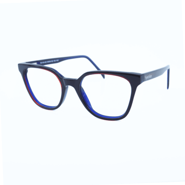 Spectiize Optical Maroon Blue Cat Eye Square Full Rim Acetate Women's Eye Frame