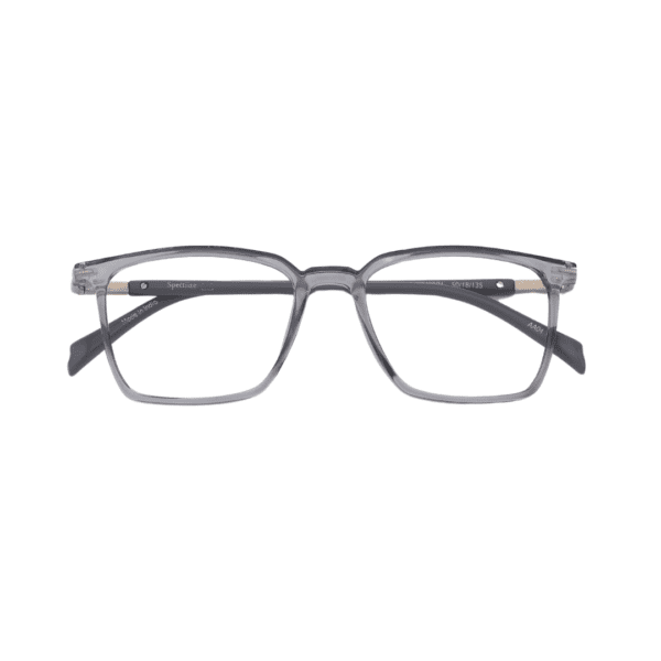 Spectiize Light Grey Rectangle Full Rim TR90 Men's Eyewear