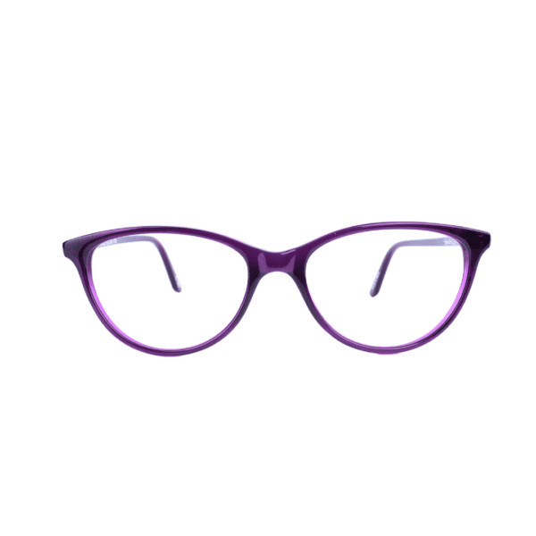 Spectiize Spectacles Dark Purple Cat Eye Oval Full Rim Acetate Women's Eye Frame