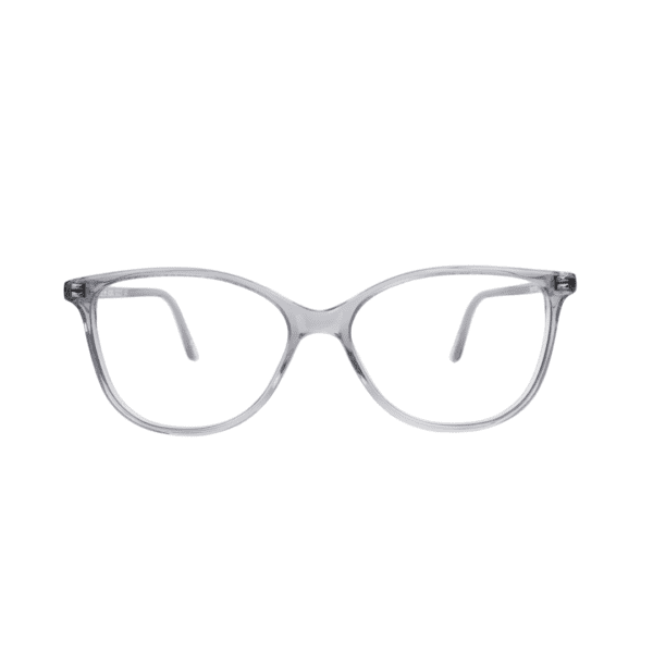 Light Grey Cat Eye Round Full Rim Acetate Women and Kids Eye Frame - Image 5