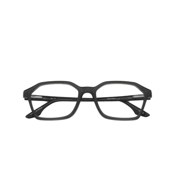 Dark Bottle Green Hexagonal Full Rim Acetate Unisex Eye Frame - Image 2