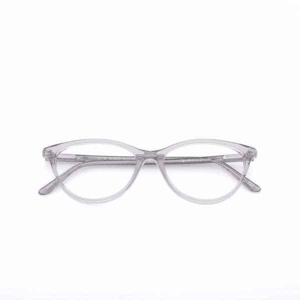 Spectiize Eyewear Dark Grey Cat Eye Oval Full Rim Acetate Women's Eye Frame