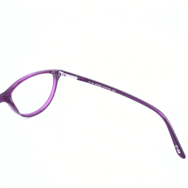 Spectiize Eyeglasses Dark Purple Cat Eye Oval Full Rim Acetate Women's Eye Frame