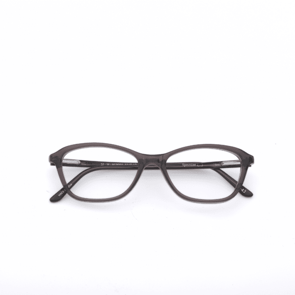 Spectiize Eyewear Dark Grey Cat Eye Rectangle Full Rim Acetate Women's Eye Frame