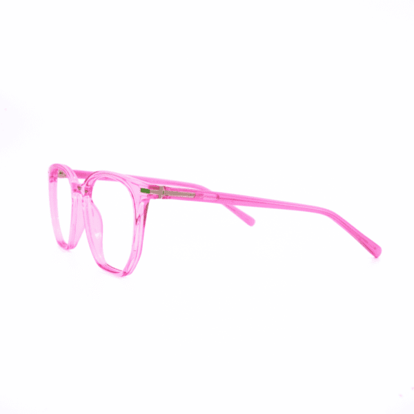 Spectiize Pink Hexagonal Full Rim TR90 Women's Spectacles