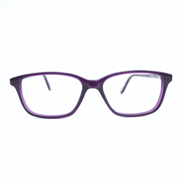 Dark Purple Full Rim Acetate Unisex Kids Eye Frame - Image 5