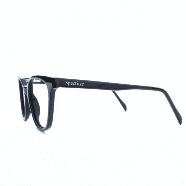 Black Cat Eye Square Full Rim Acetate Women Eye Frame - Image 3