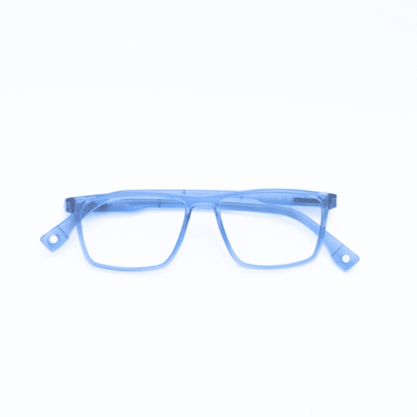 Light Blue Square Full Rim TR90 Kids Eye Frame - Image 3