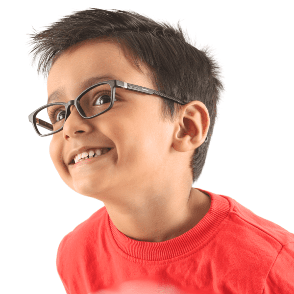 Black Rectangle Full Rim TR90 Kids Eye Frame - Image 5