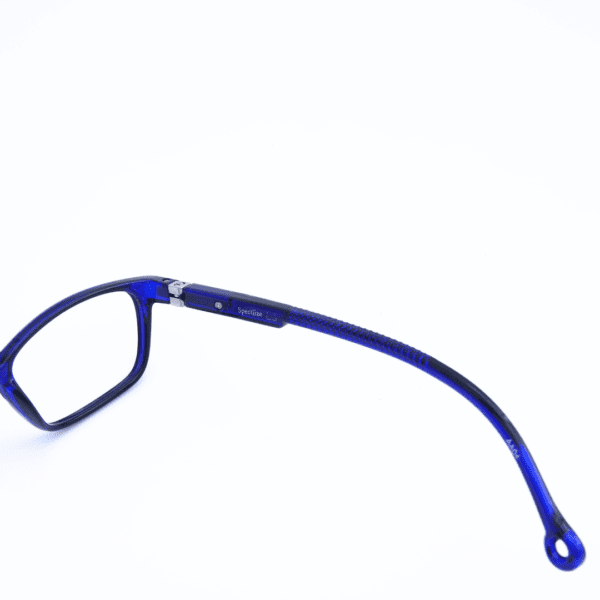 Blue Rectangle Full Rim TR90 Kids Eye Frame - Image 2