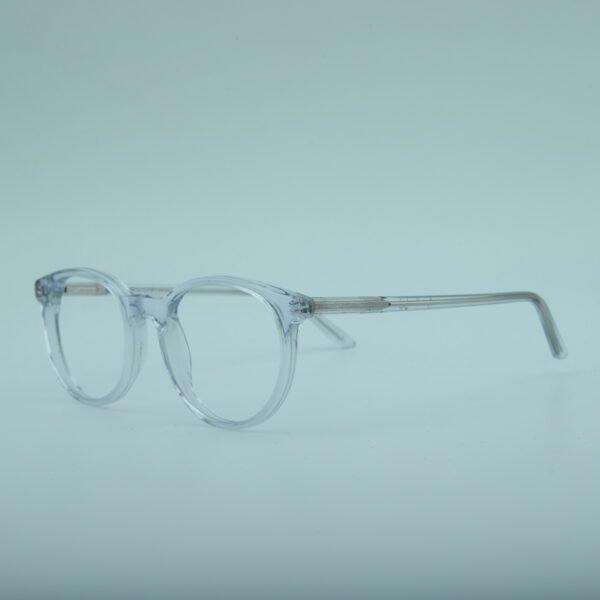 Crystal Round Full Rim Acetate Unisex Eye Frame - Image 3