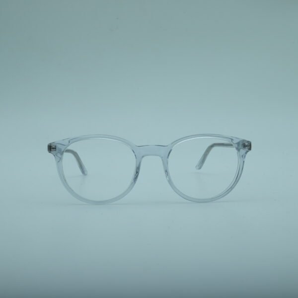 Crystal Round Full Rim Acetate Unisex Eye Frame - Image 2