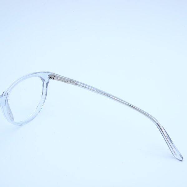 Crystal Round Full Rim Acetate Unisex Eye Frame - Image 5