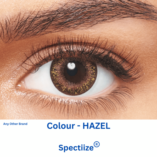 Contact Lenses Zero Power Hazel Colour